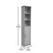 Flash Furniture Vega Freestanding Linen Tower Storage Cabinet w/Magnetic Close Door, In-Cabinet Adjustable Shelf FS-VEGA-BATH-2-GY-GG - alternate 4
